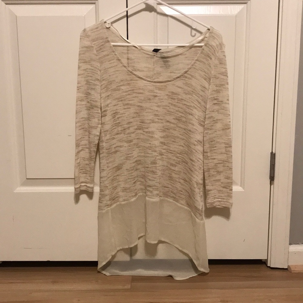 Cream sweater
